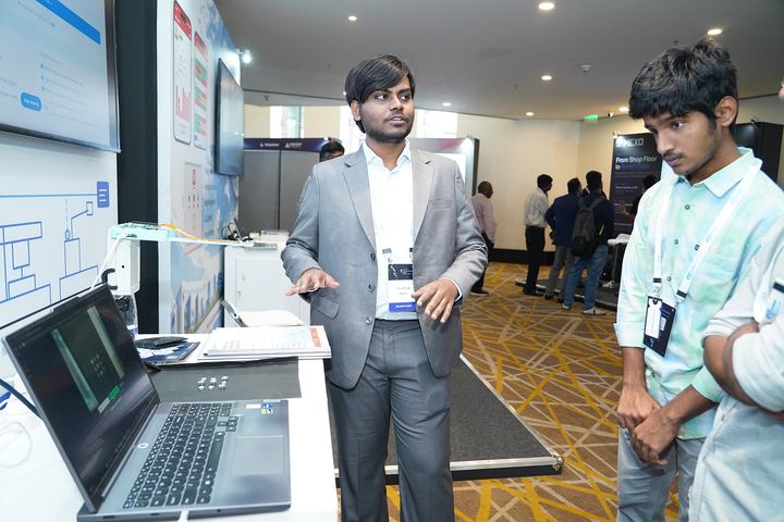 Expo and innovation zone at ELCIA Tech Summit 2026