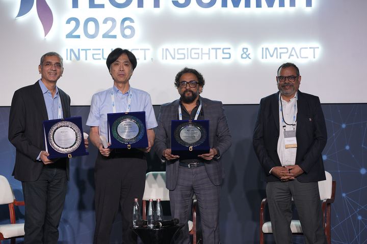 Felicitation and recognition at ELCIA Tech Summit 2026