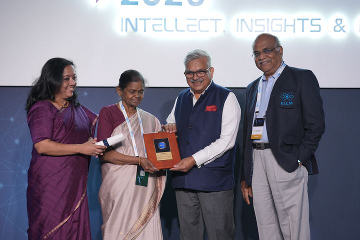 Felicitation and recognition at ELCIA Tech Summit 2026